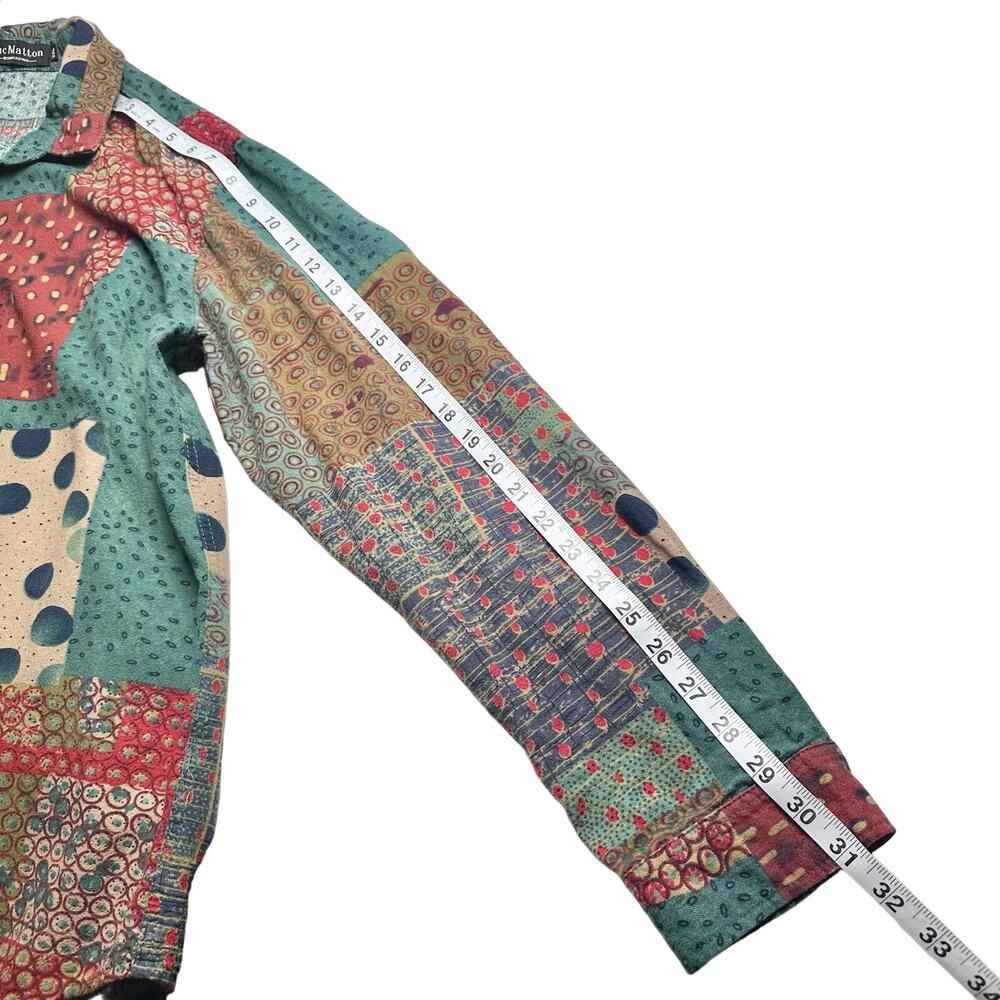 Luc Matton | Men | Multi Print Patchwork Cotton L… - image 5